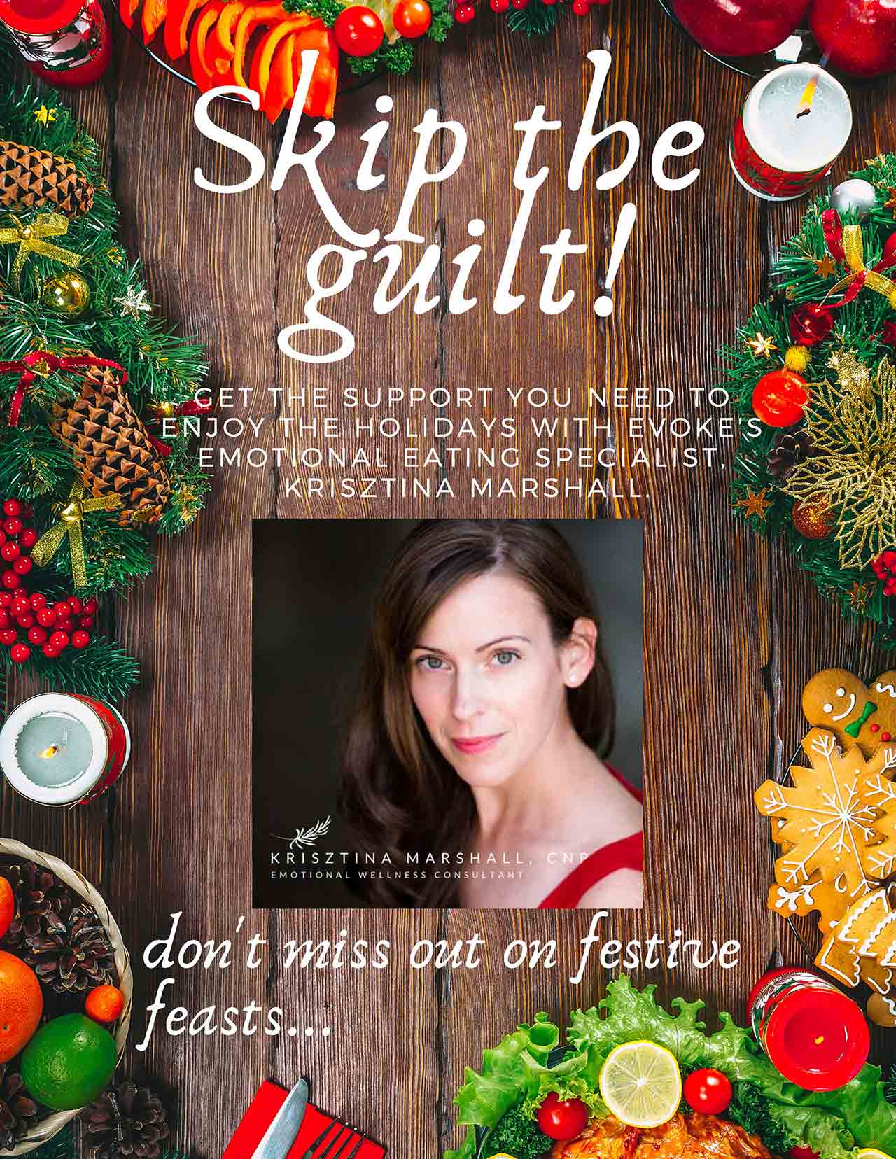 Skip the guilt poster