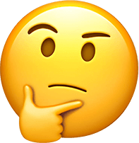 emoji thinking